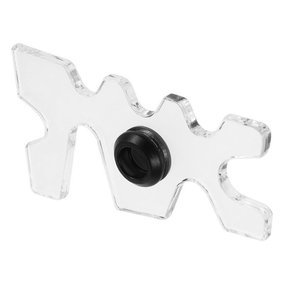 LITINKIMI Pool Cue Rack Transparent Acrylic Wall Mount Holder for American Style Cues Easy Installation