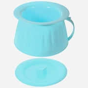 LITINKIMI Portable Plastic Chamber Pot with Lid, Lightweight Toilet for Home, Travel, Camping, and Elderly Use