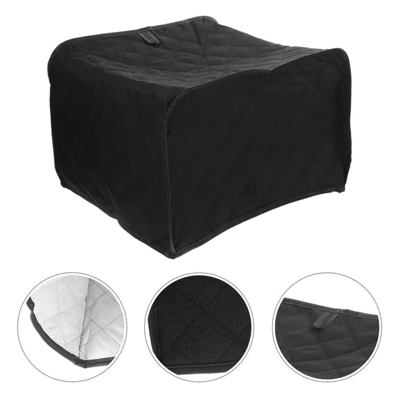 LITINKIMI Wear Resistant Black Bread Maker Cover with Lightweight Polyester for Kitchen Protection
