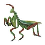 LITINKIMI Plastic Mantis Figurine Green Realistic Decorative Model for Home Office