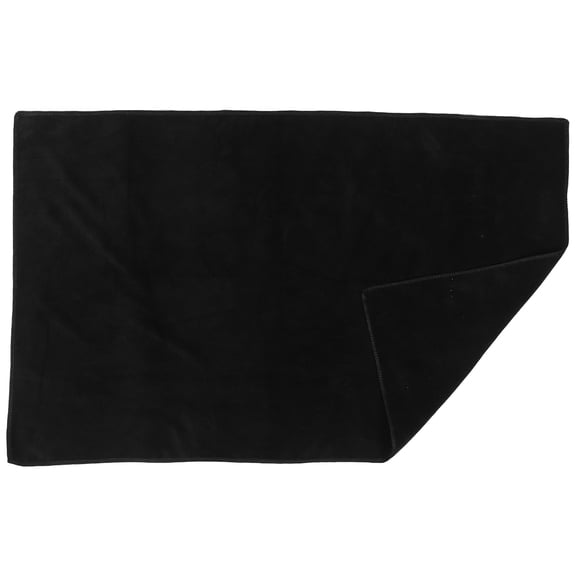 LITINKIMI Professional Black Vanity Desk Protector Tablecloth for Salon Makeup and Craft Tables