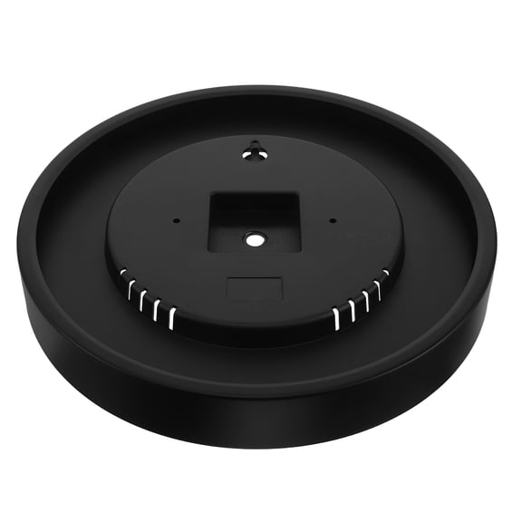 LITINKIMI Round Metal Frame Clockcase Black for Wall Clock Repair Accessories