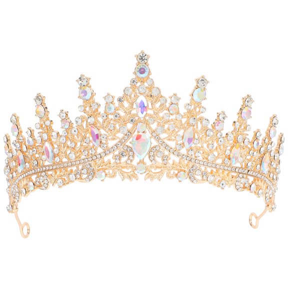 LITINKIMI Queen Rhinestone Tiara Crown in Multi Color with Lightweight Durable Materials for Formal Events