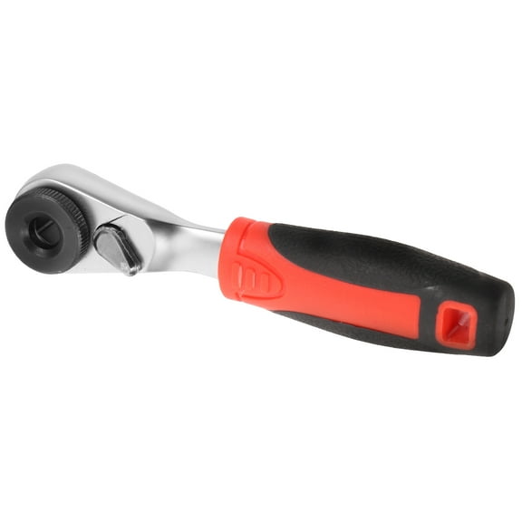 LITINKIMI Durable Red Ratcheting Wrench for Brake Repair with Comfortable Grip