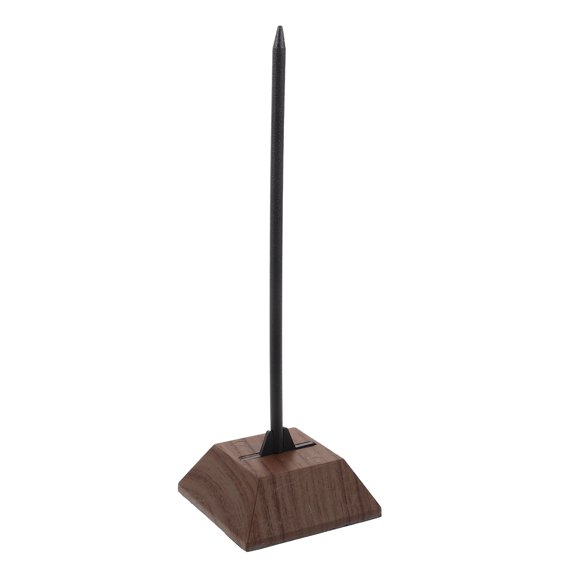LITINKIMI Restaurant Ticket Spike with Refined Wood Grain Design and Sturdy Metal Construction
