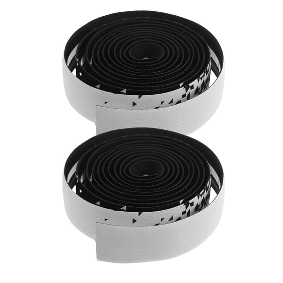 LITINKIMI Road Bike Handlebar Wrap in White with Gradient Design and Shock Absorption