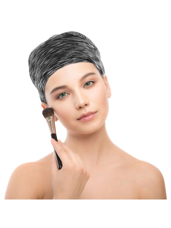 Round Shape Sleeping Cap Dark Grey Cotton 1Pack