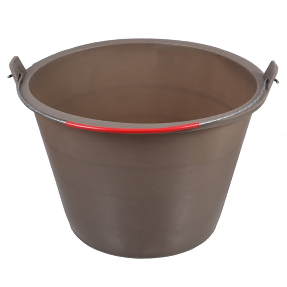 LITINKIMI Sand Bucket with Handle Round Plastic Bucket for Workers 1Pcs