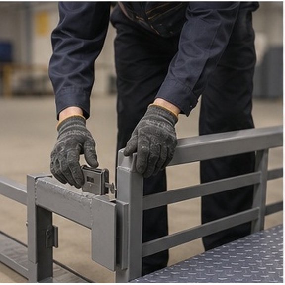 LITINKIMI Scale Frame Hinge Pivot in Light Grey Metal for Rapid Setup and Stable Structure