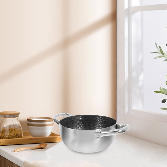 LITINKIMI Silver Nonstick Pan for Home Cooking 1Pcs