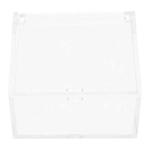LITINKIMI Clear Acrylic Storage Box for Desk Organization, Display Case for Collectibles and Small Items