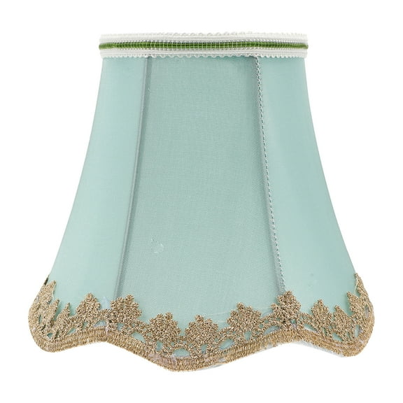 LITINKIMI Small Clip-On Bell Lampshade, Fabric Linen Cover for Pointed Light Bulbs up to 5cm Diameter, Replacement Lamp Shade