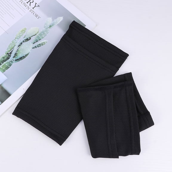 LITINKIMI Soccer's Shin Guards Guard Sleeves Black Polyester for Competitive Play and Practice 1 Pair of Shin Guards