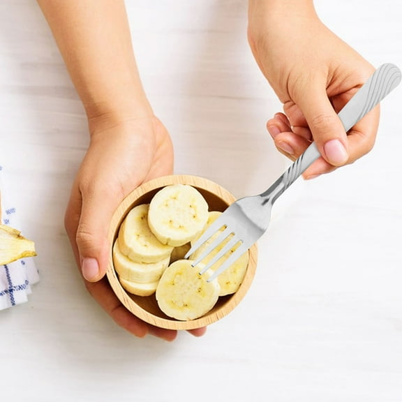 LITINKIMI 24 Pcs Appetizer Forks for Formal Events and Parties in Silver Stainless Steel