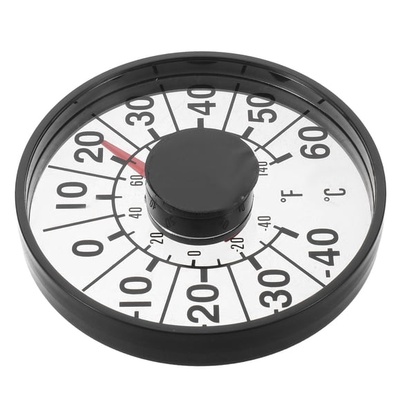 LITINKIMI Sticky Window Thermometer Outdoor Black Easy Installation High Accuracy Temperature Sensor