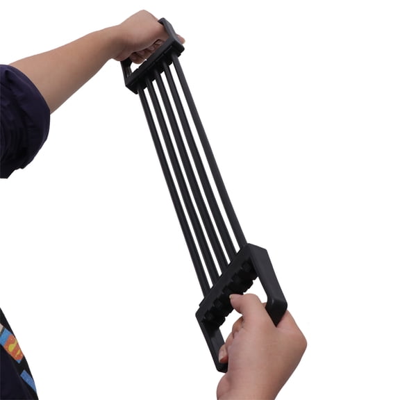 LITINKIMI Strength Training Equipment Adjustable Chest Expander Black 1Pcs for Home Exercise