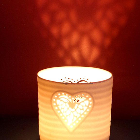 LITINKIMI Candles Holders Modern White Ceramics 1Set for Wedding Decor