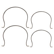 LITINKIMI Teapot Handle Stainless Steel Light Brown for Kung Fu Tea Ceremony 4Pcs