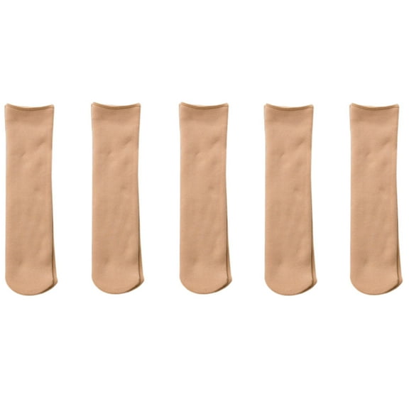 LITINKIMI Thick Socks for Women 5 Pairs Winter Warm Thermal Socks Skin Tone