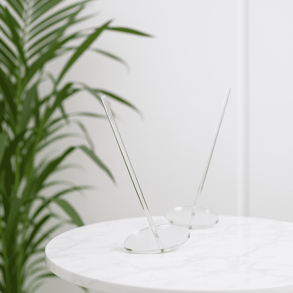 LITINKIMI Transparent Acrylic Paper Towel Holder Standing Design for Home Kitchen and Bathroom
