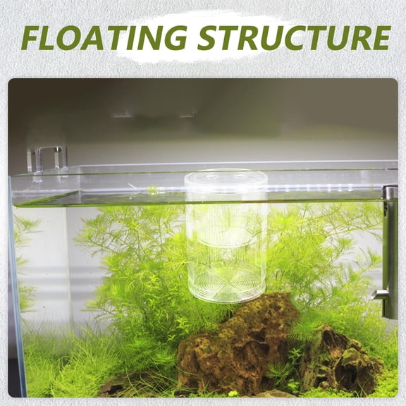 LITINKIMI Transparent Fish Hatchery Box for Aquarium with Floating Isolation and Oxygenation