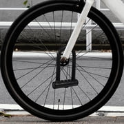 LITINKIMI U-Shaped Bike Lock, Durable, Versatile, Anti-Vandalism, Stylish Black