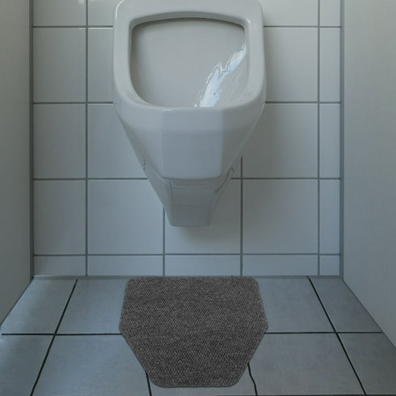 LITINKIMI Urinal Pads For Mens Room Easy To Clean Dark Grey PVC Polyester 1Set