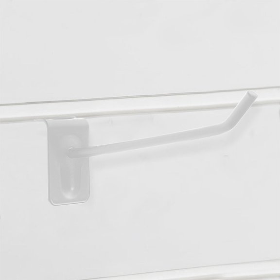 LITINKIMI Wall Display Hooks 10Pcs Iron for Supermarket Shelving Accessories White