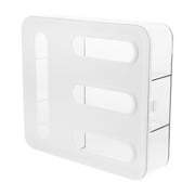 LITINKIMI Wall-Mounted Kitchen Storage Organizer for Plastic Wrap and Keeping Bags, Transparent Dispenser Box