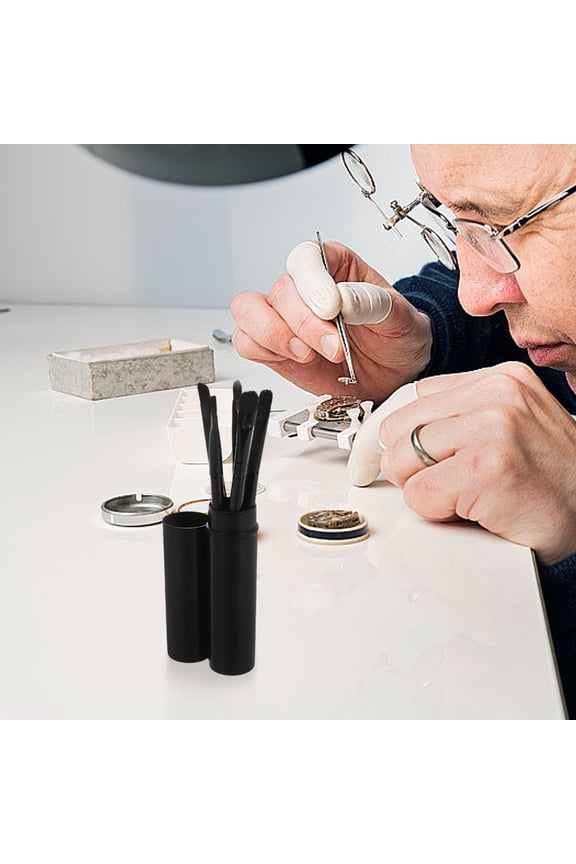 Watch Cleaning Brush Set with Five Tools for Detailed Watch Movement Maintenance