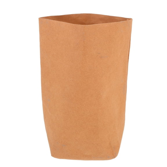 LITINKIMI Waterproof Craft Paper Flower Planter Pot Durable Light Brown Plant Container for Garden Use