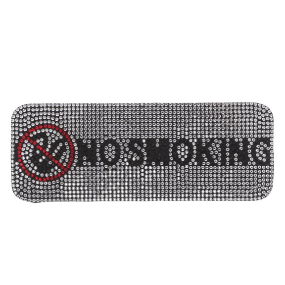 LITINKIMI Weather Resistant No Smoking Sticker for Vehicle Windows and Doors with Clear Visible Reminder