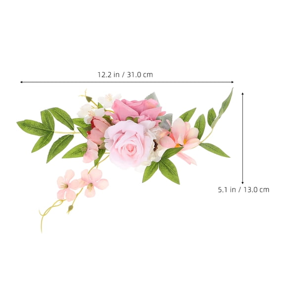 LITINKIMI Lifelike Wedding Flowers Decorative Pink 1Pcs