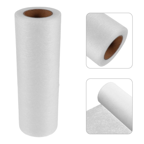 LITINKIMI White Double Sided Fusible Web for Sewing Iron on Adhesive with Heat Resistant Material