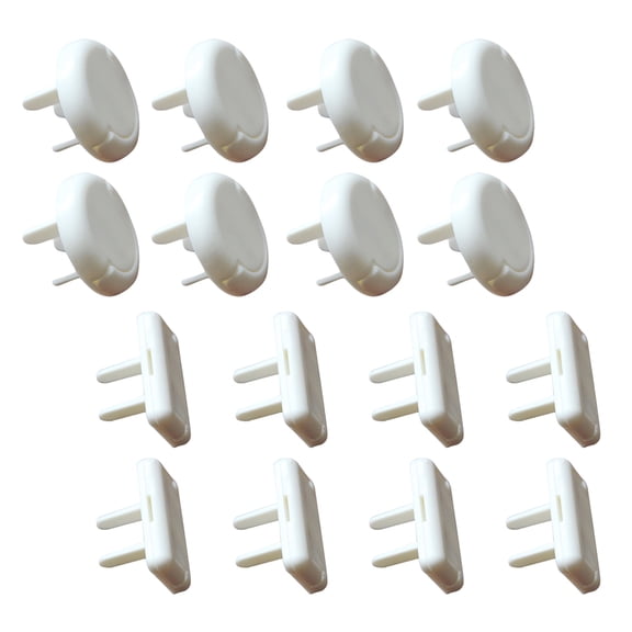 LITINKIMI White Electrical Outlet Plug Covers Child Safety Socket Protectors 60pcs