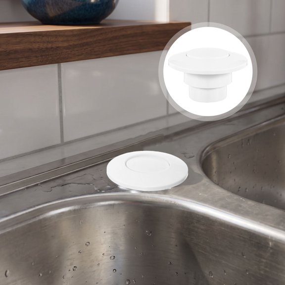 LITINKIMI White Garbage Disposal Switch Button with Instant Activation for Home Kitchen Sink Use
