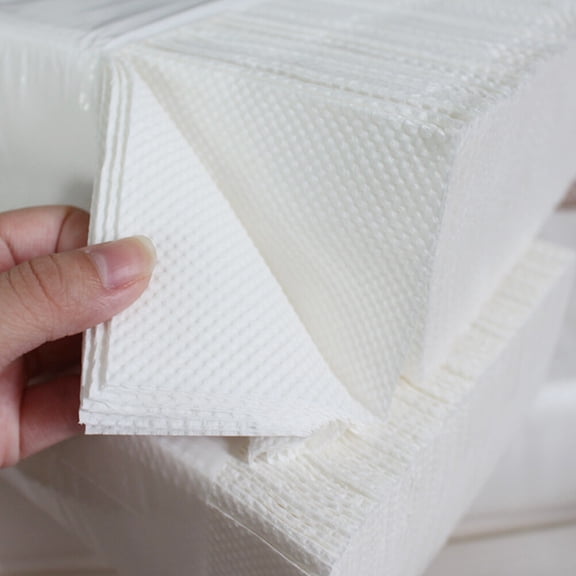 LITINKIMI White Kitchen Oil Absorbing Paper Towels Soft Strong Tissue Made of Wood Pulp for Home