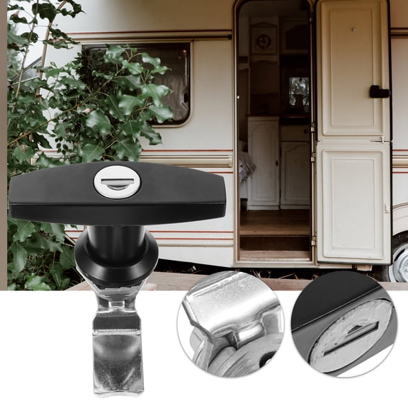 LITINKIMI Zinc Alloy Rv Lock T Handle Lock For Security Needs In Rv Trailer Cabinets 1 Set