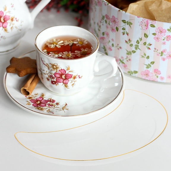 LITINKIMI Ramadan Serving Tray Elegant Design Transparent PET 1Set