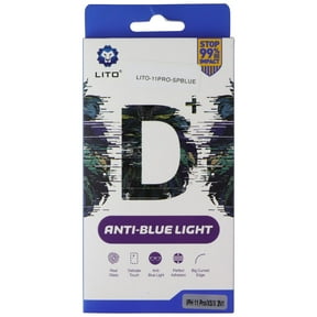 LITO D+ Anti-Blue Light Screen Protector for Apple iPhone 11 Pro/XS/X (2 Pack)