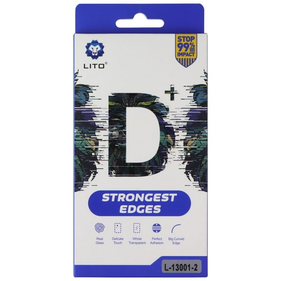 LITO D+ Full Coverage Tempered Glass Screen Protector for Apple iPhone 13