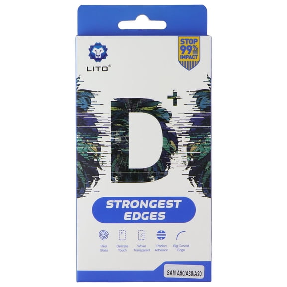 LITO D+ Strongest Edges Screen Protector for Samsung Galaxy A50/A30/A20