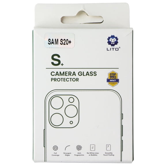 LITO S+ Camera Glass Protector for Samsung Galaxy (S20+) - Black