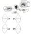 LITO X1/LITO 1 Propeller Guard - Propellers Protector for DJI LITO X1/LITO 1 Drone Accessories Quick Release Blade Protection Prop Guards Anti-Collision Bumper Blades Protective Cover