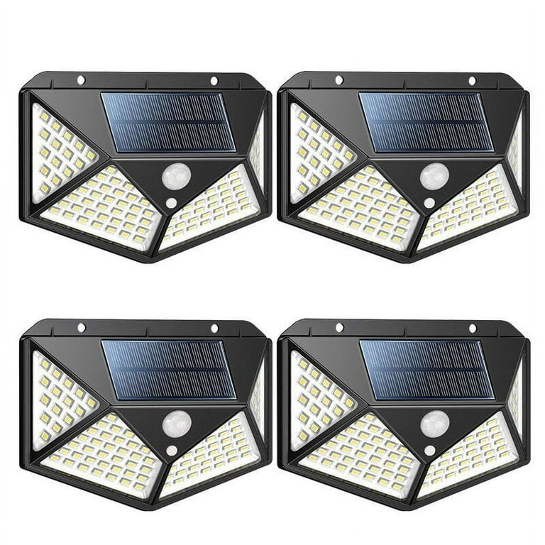 Solar Lights Outdoor 100 LED, 3 Working Modes Wireless Motion Sensor Light Wall Lights with 270° Wide Angle, Security Solar Powered Lights for Front Door, Yard, Garage, Garden, Patio, Porch, 1/2 Pack Solar Lights Outdoor 100 LED, 3 Working Modes Wireless Motion Sensor Light Wall Lights with 270° Wide Angle, Security Solar Powered Lights for Front Door, Yard, Garage, Garden, Patio, Porch, 1/2 Pack