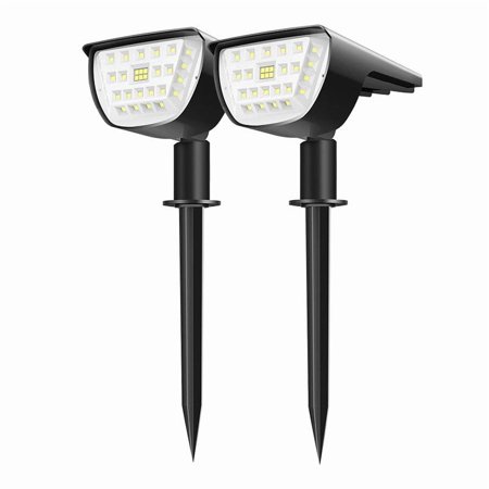 LITOM 32-LED Spotlights Solar Landscape Lights Outdoor Garden Pathway Lamp Waterproof