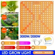 LITOM Plant Growth Light 2000W/3000W Indoor LED Grow Light Full Spectrum 240/360LED for Hydroponic Plants Vegetable Flower, US
