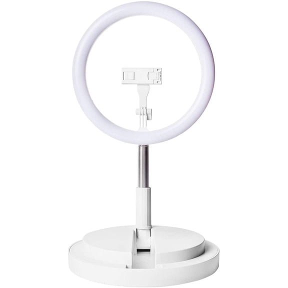 LITTIL Superstar Slim - 11in Foldable Ring Light with Stand and Phone Holder | Portable for Easy Transport | 3 Adjustable Light Modes | Perfect for Videos, Stories, Tiktok