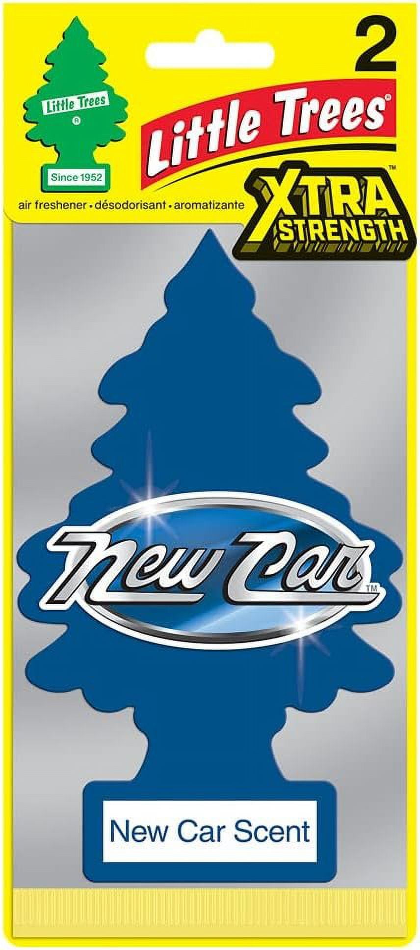 LITTLE TREES Car Air Freshener | Xtra Strength Provides Long-Lasting Scent for Auto or Home | Extra Boost of Fragrance | New Car Scent, 24 Air Fresheners