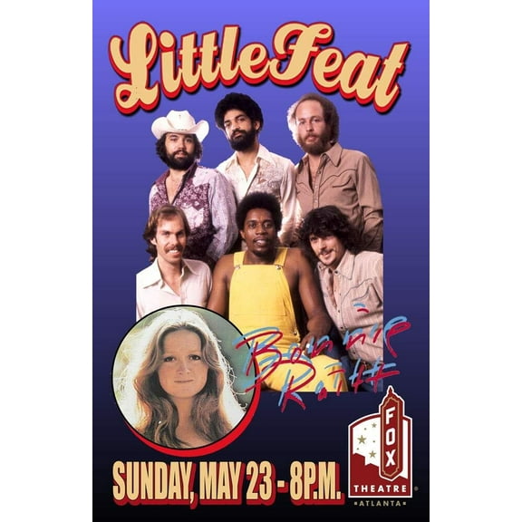 LITTLE FEAT REPLICA 1976 CONCERT POSTER